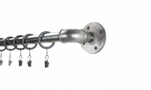 galvanised industrial pipe curtain pole