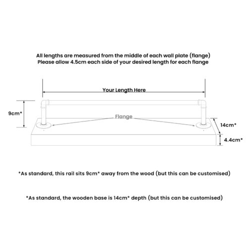 Towel-Rail-On-Wood-Base-Measurement-1