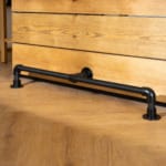 Powder-Coated-Bar/Kitchen-Foot-Rail|-Industrial-Key-Clamp-Pipe-Style-5