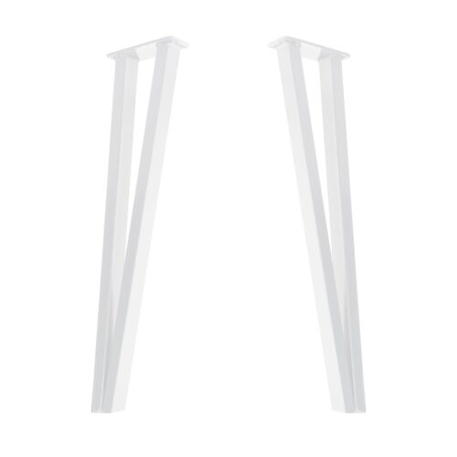 Angled-Box-Hairpin-Industrial-Steel-Table-Legs-White-2