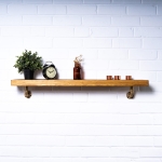 Reclaimed-Scaffold-Board-Shelves-with-Brass-Pipe-Long-Bend-Brackets-3