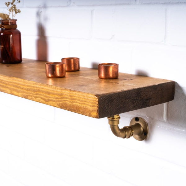 Reclaimed-Scaffold-Board-Shelves-with-Brass-Pipe-Long-Bend-Brackets-6