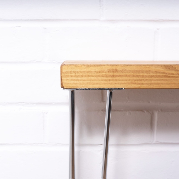 Reclaimed-Timber-Console-Table-with-Chrome-Hairpin-Legs-4