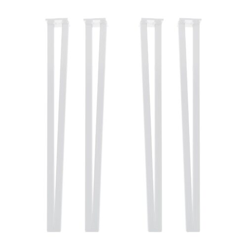Straight-Box-Hairpin-Industrial-Steel-Table-Legs-White