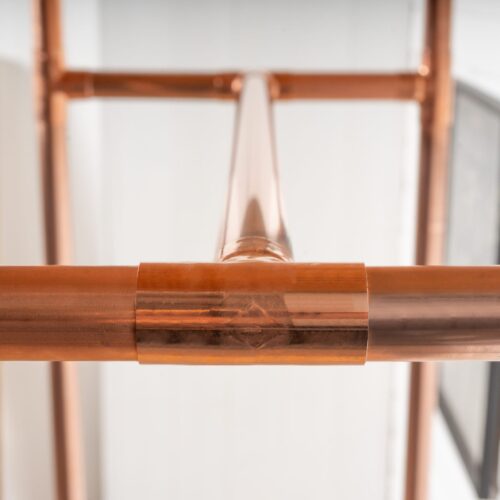 Wooden-Surround-Clothes-Rail-Industrial-Copper-Pipe-Style-4