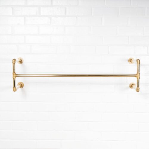 Wall-Mounted-Single-Rail-Solid-Brass-Pipe-Style-4