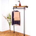 Cross-Mounted-Clothing-Rail-Black-2