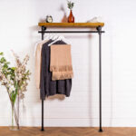 Cross-Mounted-Clothing-Rail-Black-4