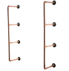 Tiered-Shelving-Unit-Without-Shelves-Copper-Pipe-Style