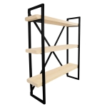 Slimline-Square-Framed-Shelving-Unit-Industrial-Black-Powder-Coated-Style-2