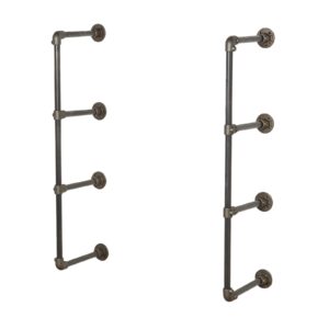 Wall-Mounted-Shelving-Unit-without-Wood-Industrial-Key-Clamp-Raw-Steel-Pipe-Style