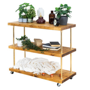 Floor-Standing-Shelving-Unit-Solid-Brass