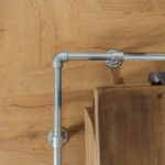 Bar/Kitchen-Corner-Foot-Rail-Industrial-Silver-Key-Clamp-4