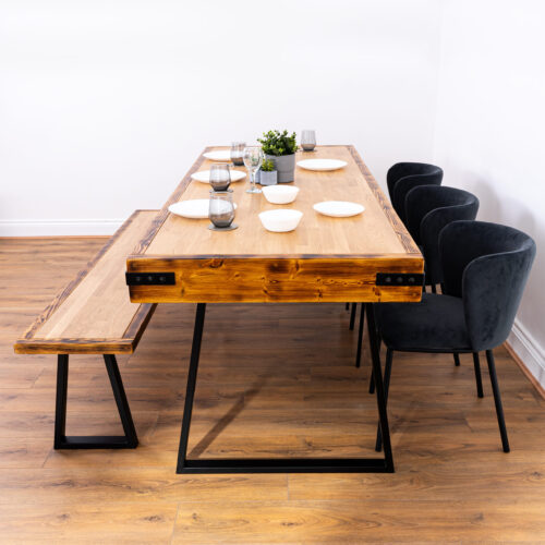 Butchers-Block-Dining-Table-with-Trapezium-Legs-5