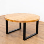 Circular-Coffee-Table-with-Square-Legs-3
