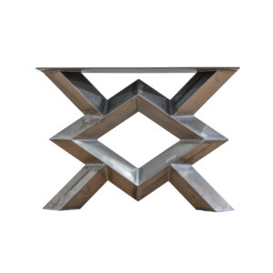 X Diamond Industrial Steel Table Legs