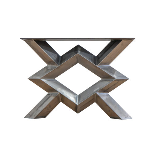 X Diamond Industrial Steel Table Legs