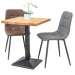 Black-square-cafe-&-bistro-table-solid-oak-style-2