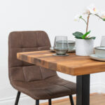 Black-square-cafe-&-bistro-table-solid-walnut-style-3