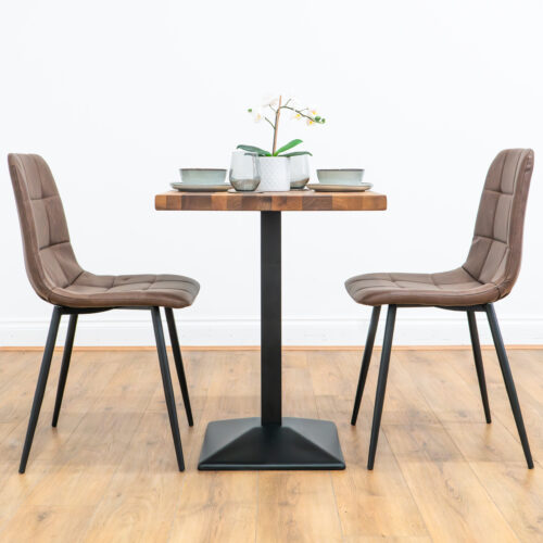 Black-square-cafe-&-bistro-table-solid-walnut-style-4