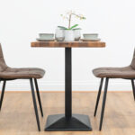 Black-square-cafe-&-bistro-table-solid-walnut-style-5