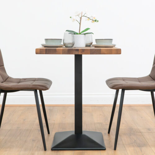 Black-square-cafe-&-bistro-table-solid-walnut-style-5