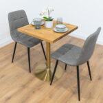 Gold-Round-Cafe-&-Bistro-Table-Reclaimed-Solid-Wood-Style-1