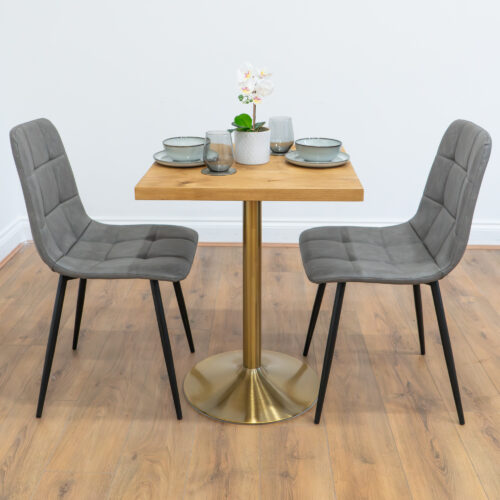 Gold-Round-Cafe-&-Bistro-Table-Reclaimed-Solid-Wood-Style-2