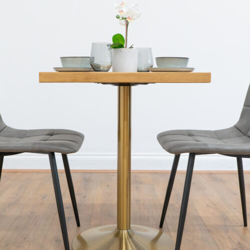 Gold-Round-Cafe-&-Bistro-Table-Reclaimed-Solid-Wood-Style-4
