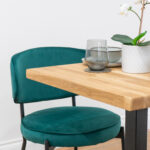 Black-square-cafe-&-bistro-table-solid-oak-style-3