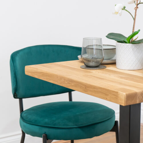 Black-square-cafe-&-bistro-table-solid-oak-style-3