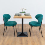 Black-square-cafe-&-bistro-table-solid-oak-style-4