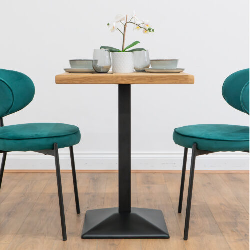 Black-square-cafe-&-bistro-table-solid-oak-style-5