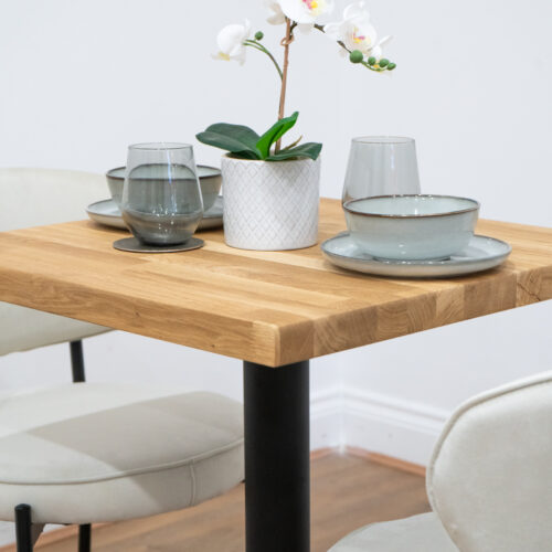 Black-X-base-cafe-&-bistro-table-solid-oak-style-6