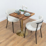 Gold-Round-Cafe-&-Bistro-Table-Solid-Walnut-Style-2