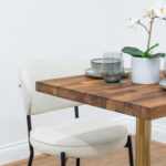 Gold-Round-Cafe-&-Bistro-Table-Solid-Walnut-Style-3
