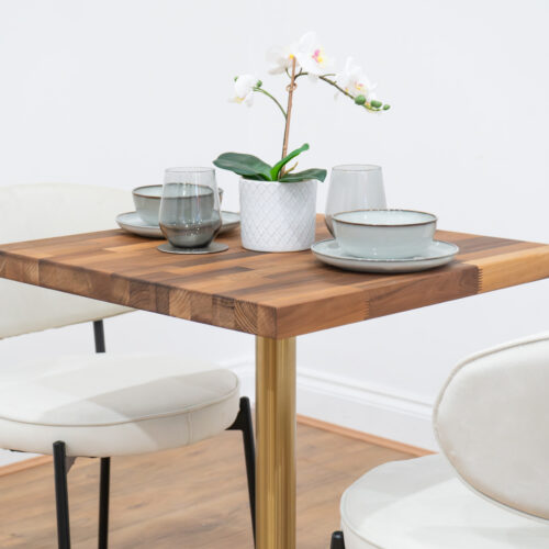 Gold-Round-Cafe-&-Bistro-Table-Solid-Walnut-Style-6