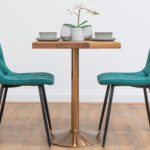 Rose-Gold-Round-Cafe-&-Bistro-Table-Solid-Walnut-Style-5