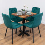Black-X-base-cafe-&-bistro-table-solid-walnut-style-7