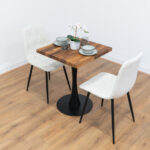 Black-round-cafe-&-bistro-table-solid-walnut-style-2