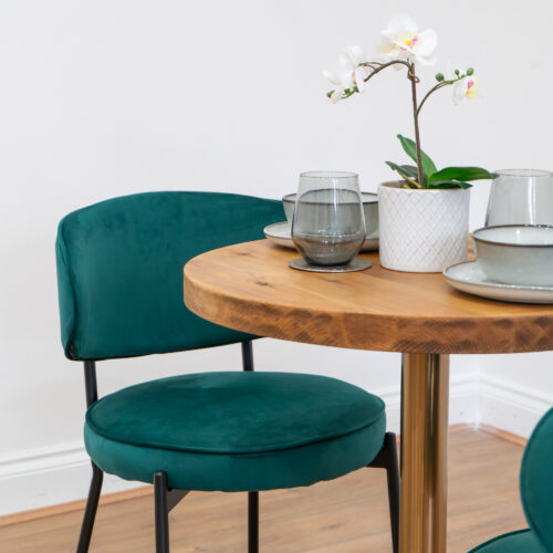 round-reclaimed-timber-cafe-&-bistro-table-rose-gold-round-leg-style-3