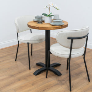 round-reclaimed-timber-cafe-&-bistro-table-black-X-base-round-leg-style-1