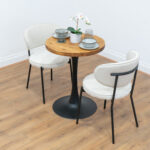 round-reclaimed-timber-cafe-&-bistro-table-black-round-tapered-leg-style-2
