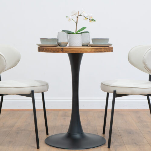 round-reclaimed-timber-cafe-&-bistro-table-black-round-tapered-leg-style-4