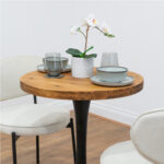 round-reclaimed-timber-cafe-&-bistro-table-black-round-tapered-leg-style-6