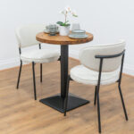 round-reclaimed-timber-cafe-&-bistro-table-black-square-leg-style-1