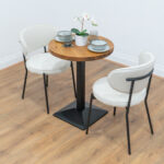 round-reclaimed-timber-cafe-&-bistro-table-black-square-leg-style-2