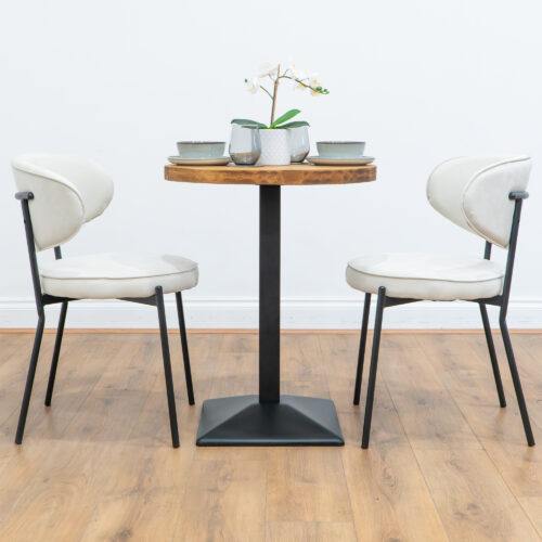 round-reclaimed-timber-cafe-&-bistro-table-black-square-leg-style-3