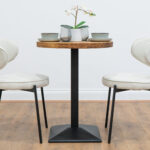 round-reclaimed-timber-cafe-&-bistro-table-black-square-leg-style-4