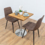 Silver-Round-Cafe-&-Bistro-Table-Reclaimed-Solid-Wood-Style-6